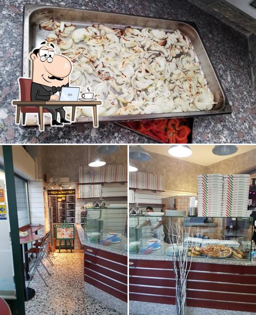 La foto di interni e cibo da Pizza Da Matteo