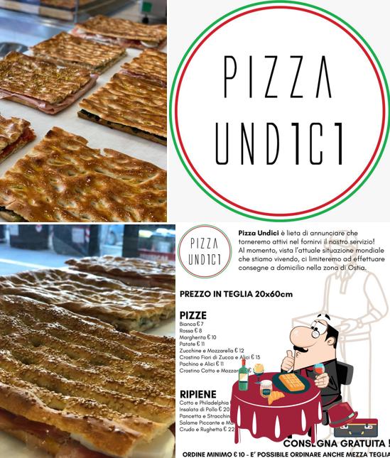 Pizzeria Undici offre un'ampia selezione di dolci