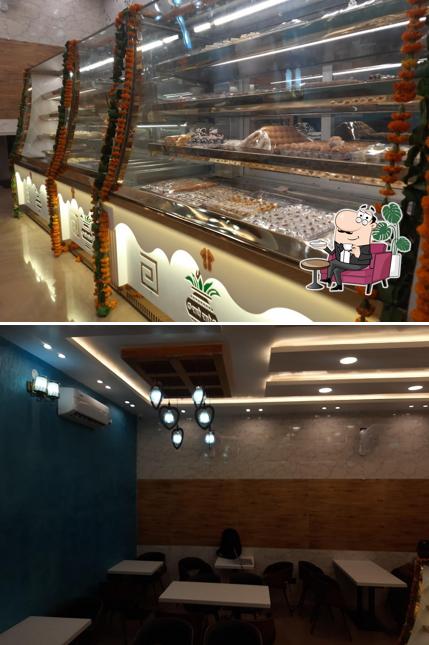 The interior of Shri Gohans Sweets