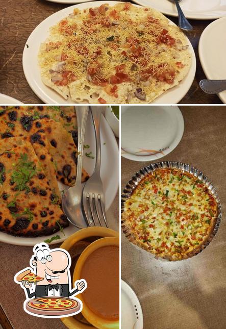 Pick pizza at Udipi Vihar pure veg
