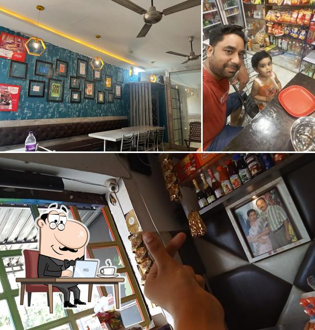 The interior of VK Snacks