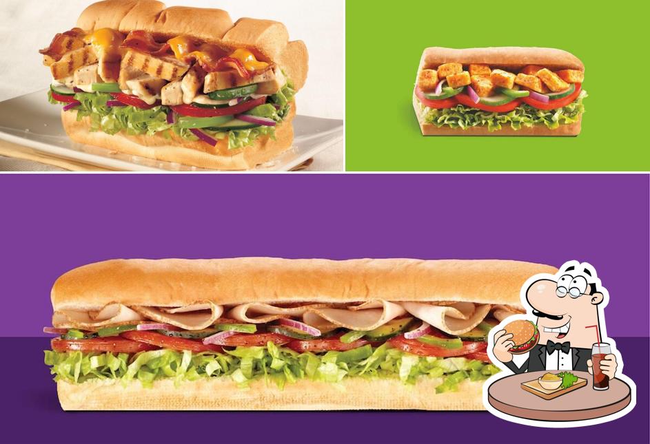 Order a burger at Subway Gachibowli Hyderabad