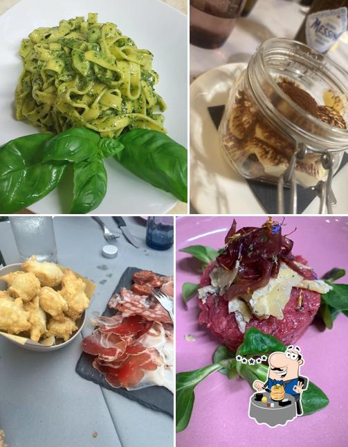 Platti al Trattoria A Casa Mia