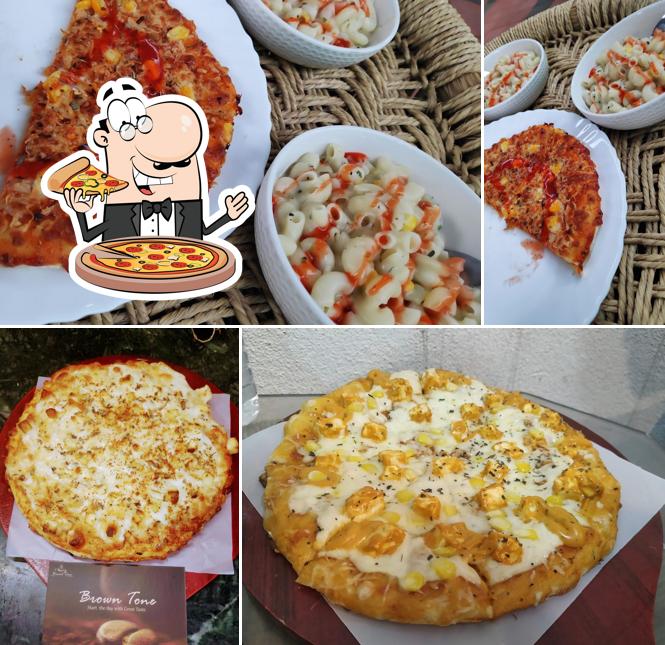 Pick pizza at Cafe Brown Tone