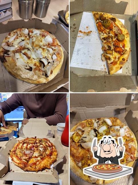 At Domino's Pizza Saheed Nagar, Bhubaneswar, you can order pizza