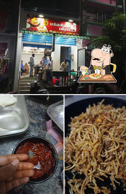 The restaurant's food and exterior