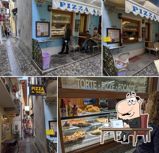Gli interni di Pizza al taglio