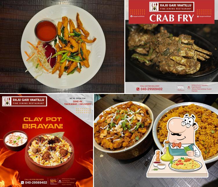 Food at Raju Gari Vantillu