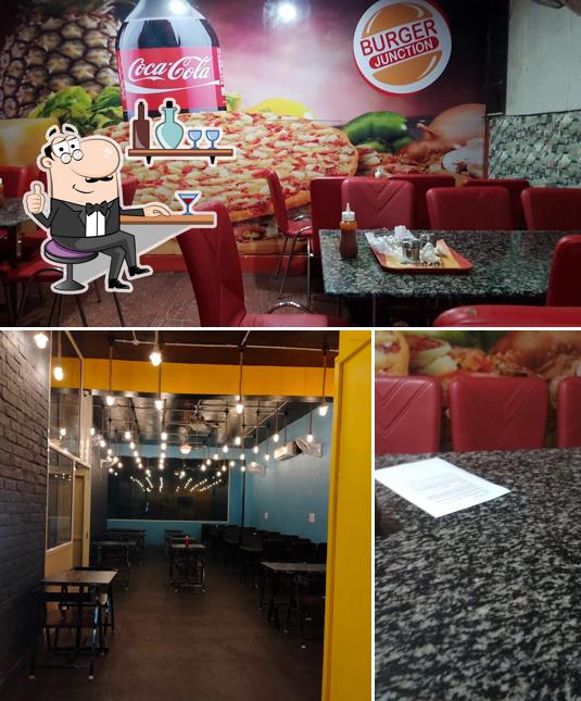 The interior of BURGER JUNCTION