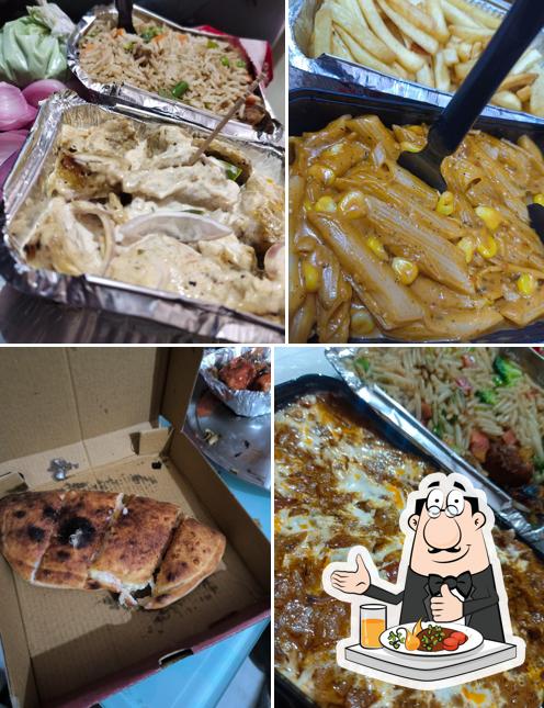 Food at City hot oven pizza & burger point
