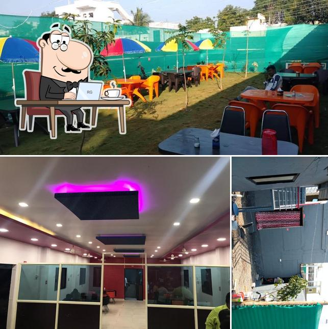 The interior of HOTEL MAHARASHTRA DARBAR