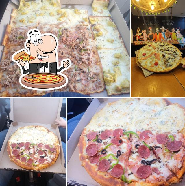 New farm american pizza