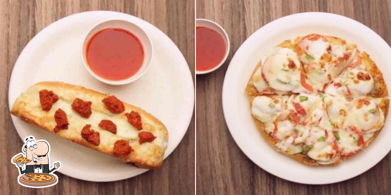 Pick pizza at SP Snacks