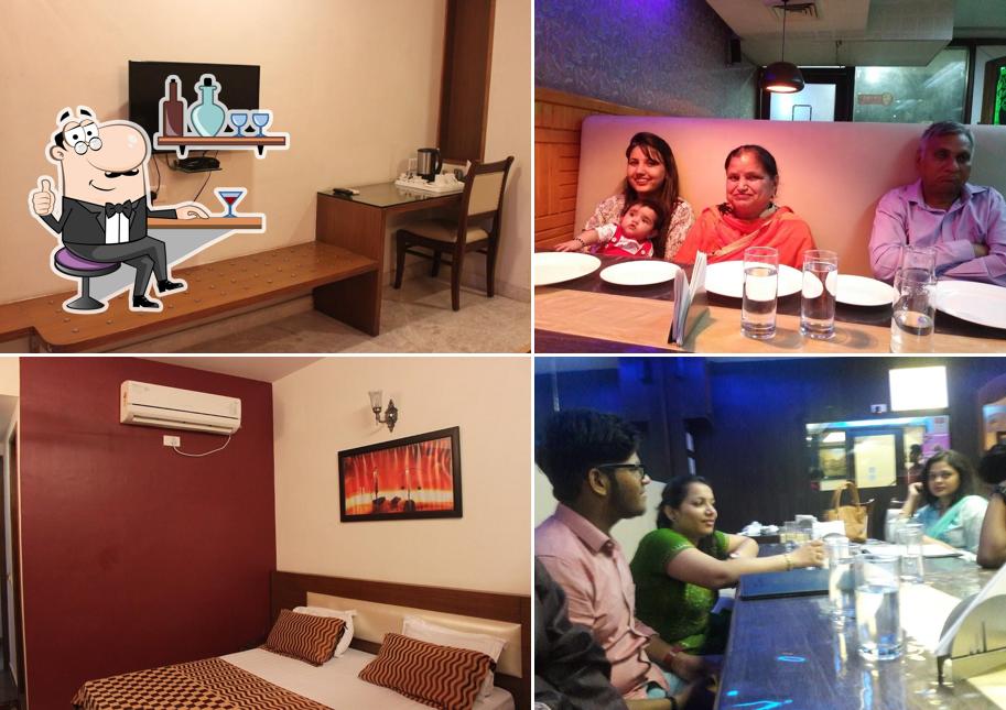 Take a seat at one of the tables at Svaruchi (A Boutique Hotel)