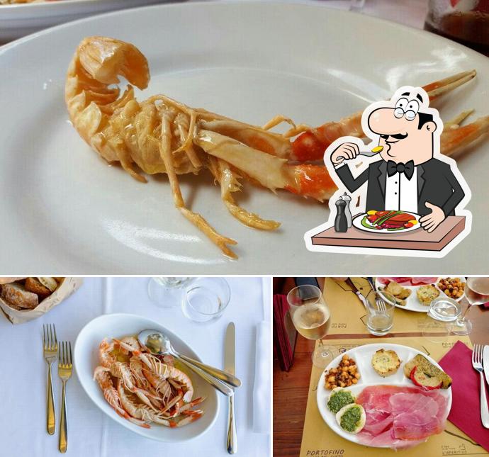 Cibo al Ristorante Da Ö Batti Portofino