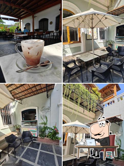 The interior of Bread & Chocolate