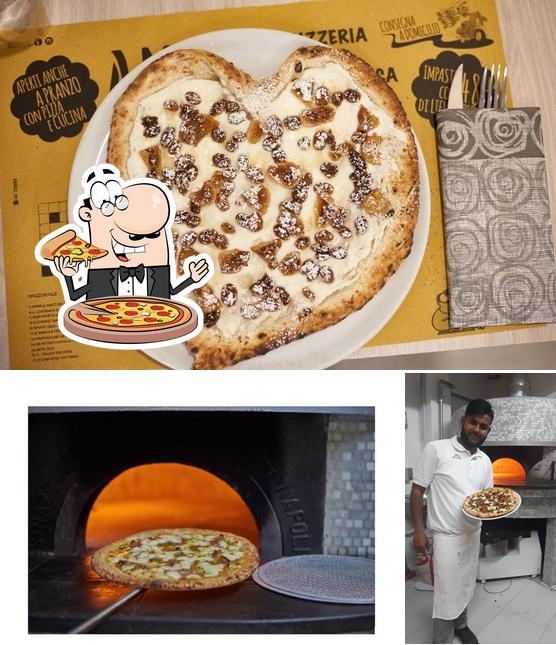 Scegli una pizza a Pizzeria Anema e Core