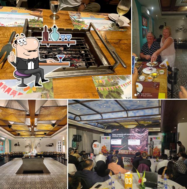 Check out how Barbeque Bay - A Club Mahindra Restaurant, Emerald Palms, Goa looks inside