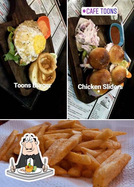 Meals at Toons Burgers