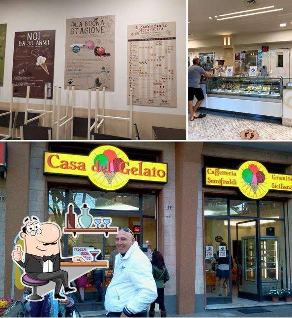 Dai un'occhiata agli interni di Casa del gelato