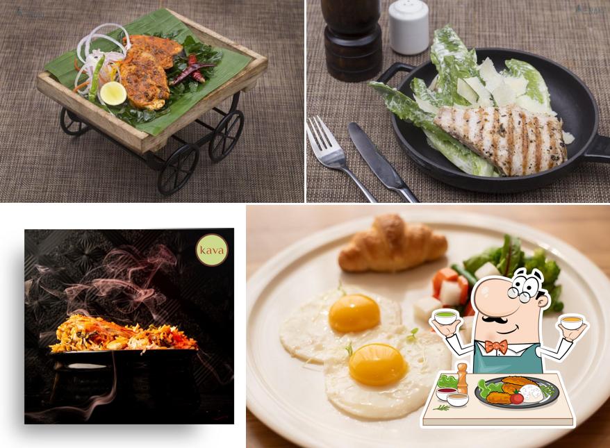 Food at Kava Grill & Lounge