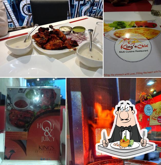 Food at King's Chic Multi-Cuisine Family Restaurant