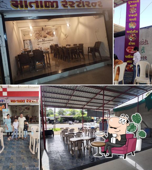 The interior of Mataji Restaurant