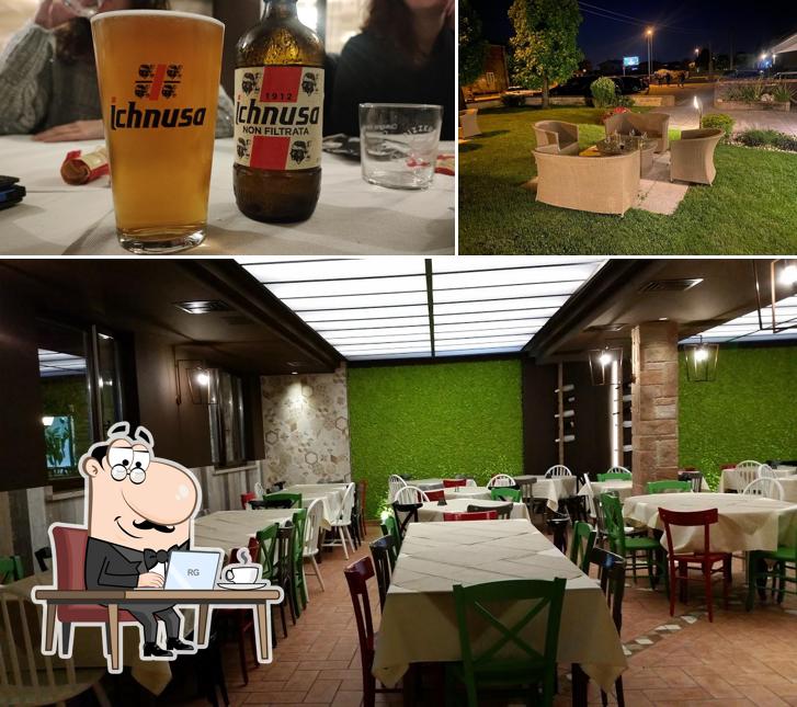 Questa è la immagine che raffigura la interni e birra di Pizzeria Acquario