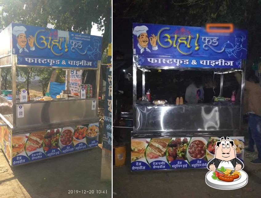 Food at Ahafastfood & chainise