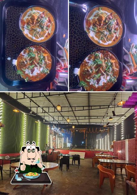 This is the photo displaying food and interior at Desi Dera Dhaba