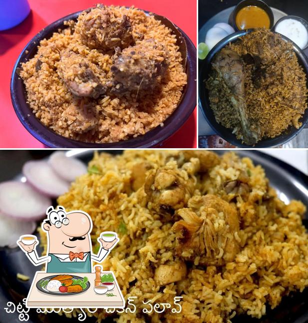 Food at Mogili's Chittimutyalu Pulao