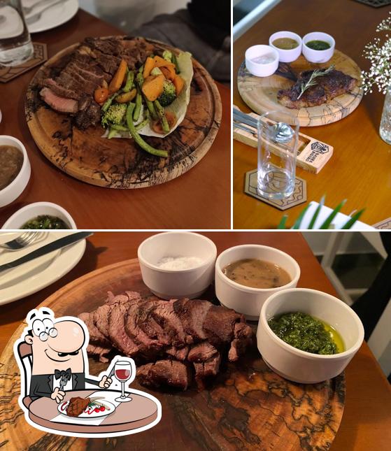 Get meat meals at NAURA BISTRO