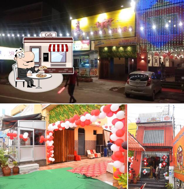 The exterior of PANJ TAARA DHABA