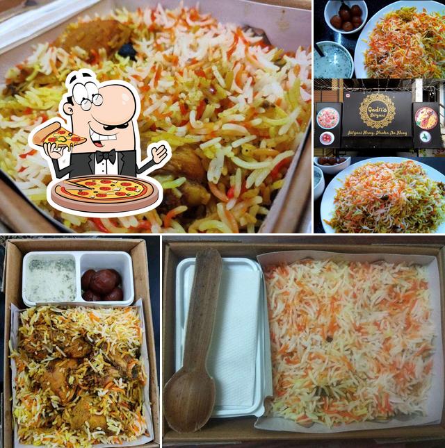 Try out pizza at Qadri's Biryani