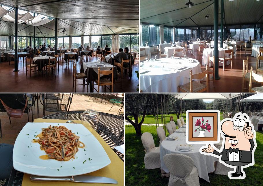 Gli interni di Ristorante dei Merli
