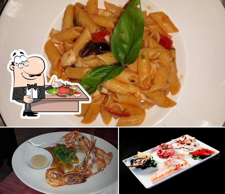 Trattoria del Pesce serve un'ampia varietà di pasti di mare