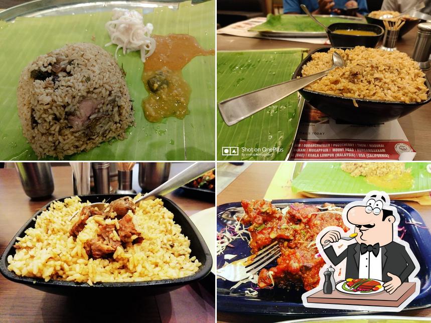 Food at Dindigul Thalappakatti Restaurant Kalavasal