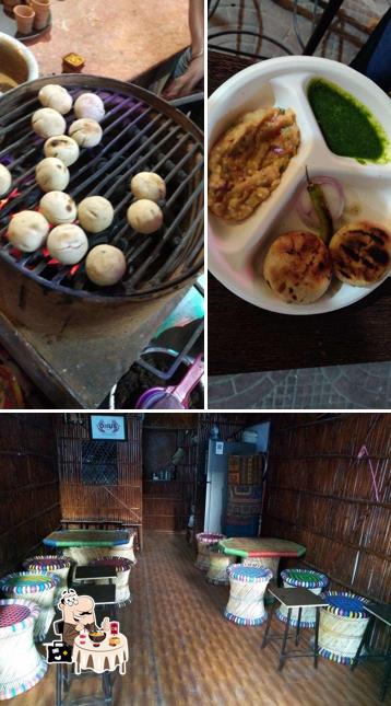 Among various things one can find food and interior at Banaras Bites