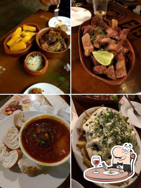 Platos en Butiquim do Gaúcho