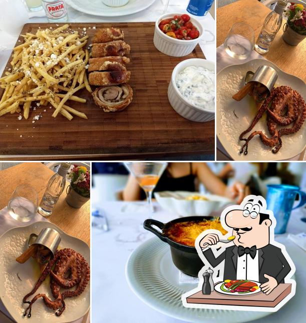 Platos en Myk Restaurante