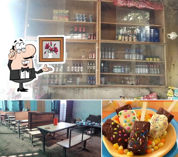The picture of PAWAR HOTEL & BAR’s interior and dessert