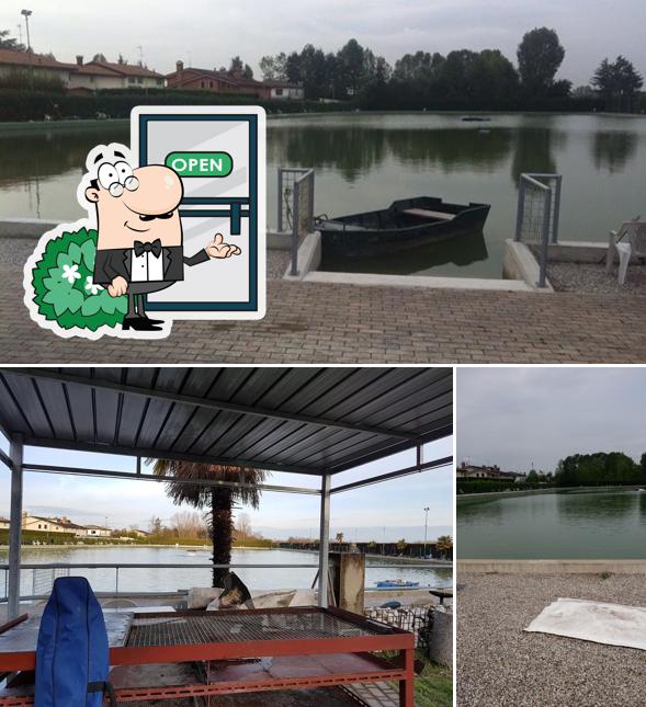 Goditi la vista dall'area esterna di Pesca Sportiva Lago Azzurro