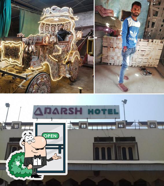 The exterior of Adarsh hotel ( banquet & Room ) Best Hotel & Restaurant In Anand Family Restaurant Veg Restaurant AC Room & Banquet