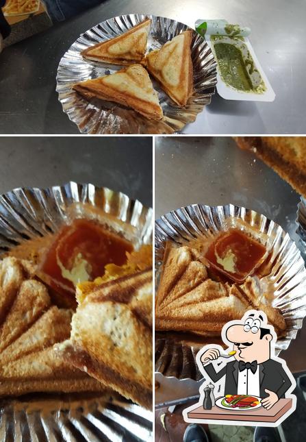 Food at Two Slices by Balaji Sandwich