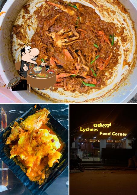 Food at Lychees Restaurant