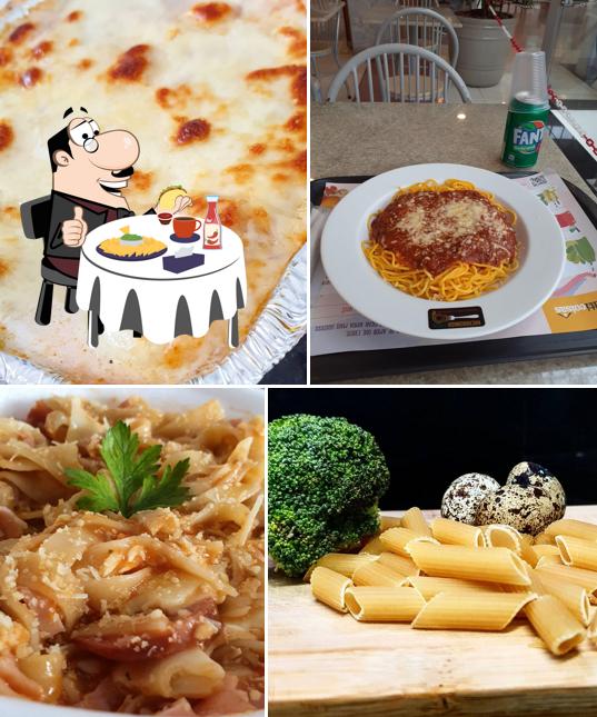 Prato de queijo em Macarronada Express