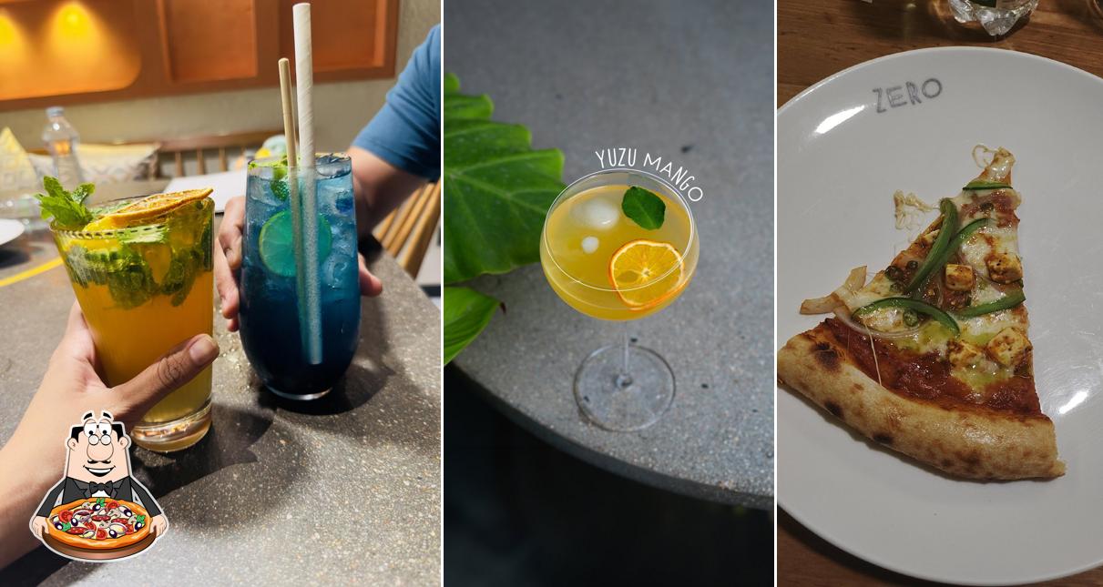 Pick pizza at ZERO The restaurant