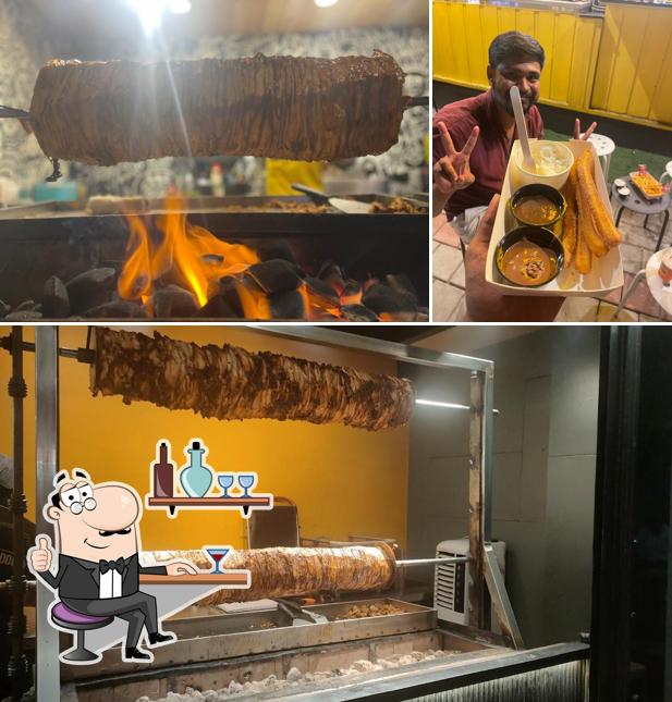 Take a seat at one of the tables at Smoky Docky kalyan Nagar