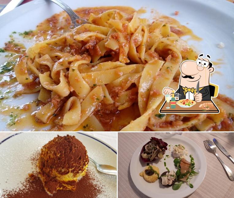 Platti al Trattoria Cacciatore Cucina del Lago d'Iseo e Valcamonica