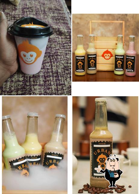 Enjoy a beverage at Urban Theka Cafe